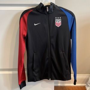 USA black Nike zip up jacket
